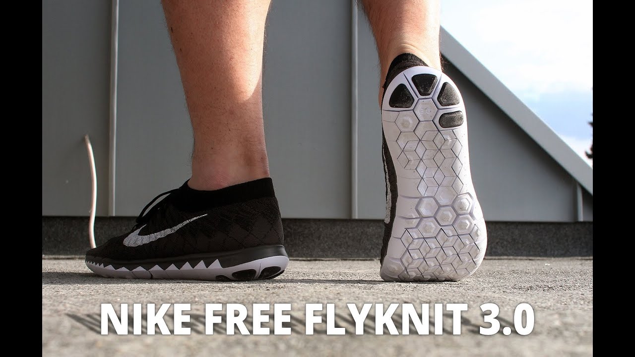 nike free flyknit on feet