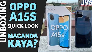 Oppo A15s Unboxing and First Impressions - Filipino | Helio P35 |Triple Camera |