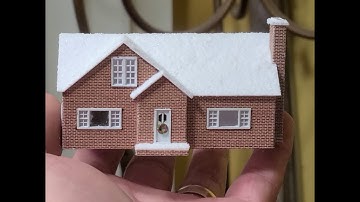 N Scale Polar Express Hero Boys House Scratch Build 99.99% Complete
