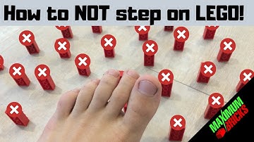 How NOT To Step On LEGO Bricks! Practical Tutorial