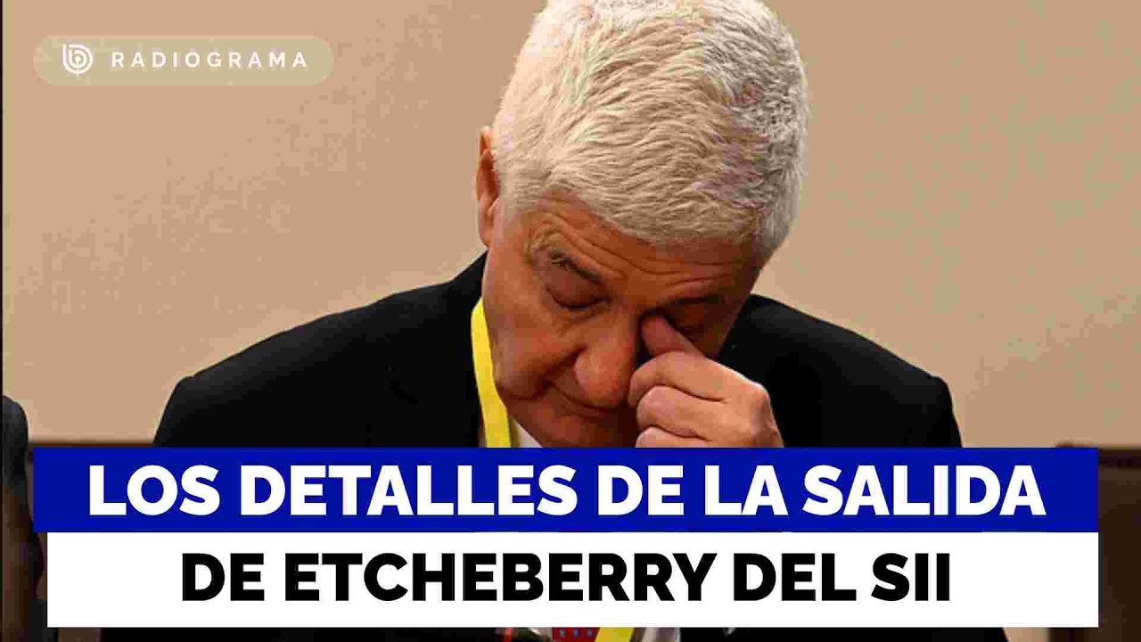 Etcheberry acusa que "trampa" del PC  provocó su salida del Servicio de Impuestos Internos