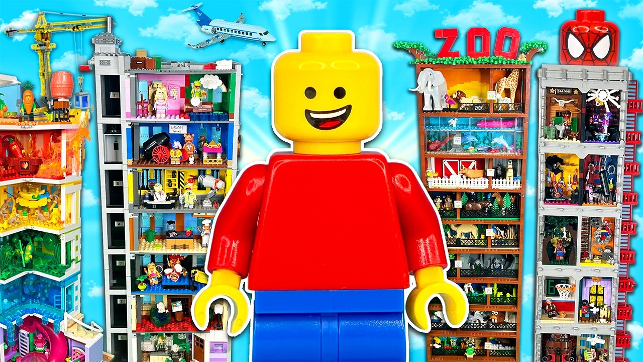 I Built a LEGO Skyscraper CITY...