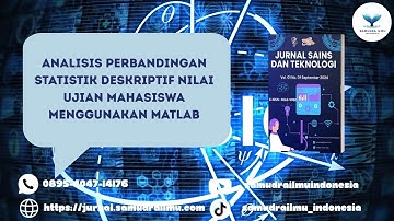 Analisis Perbandingan Statistik Deskriptif Nilai Ujian Mahasiswa Menggunakan Matlab