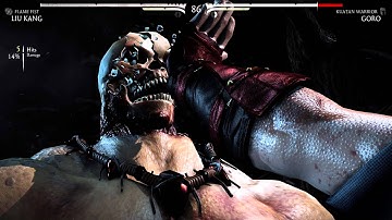 Mortal Kombat X Liu Kang VS Goro | Hard