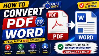 How to Convert PDF to Word | Easy & Quick Method