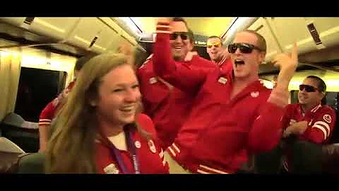 Canadian Olympic and Paralympic Teams do 'Call Me Maybe' (London 2012 Celebration of Excellence)