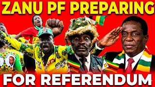 Shock Reports: Emmerson Mnangagwa &amp; ZANU–PF Secretly Campaigning for Referendum