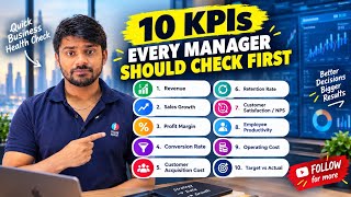 10 KPIs Every Manager Should Check First | Business & Data Analytics