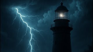 Donkere luchten en verre donder ⚡🌧️ | ASMR-stormgeluiden voor een diepe slaap