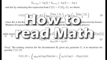 SPAI - How to read Math! (Understanding GAN Optimization)