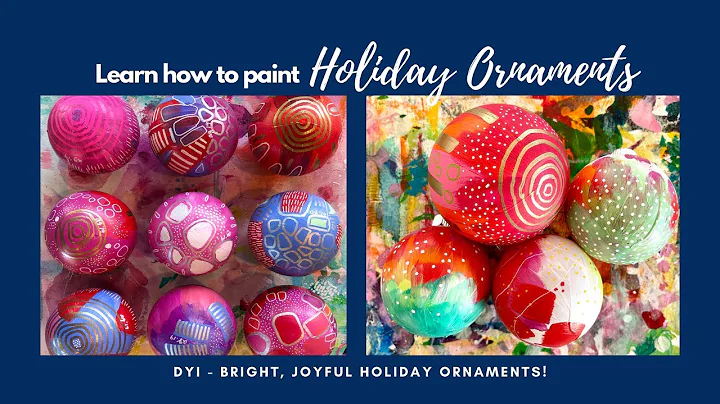 How to paint Holiday Ornaments