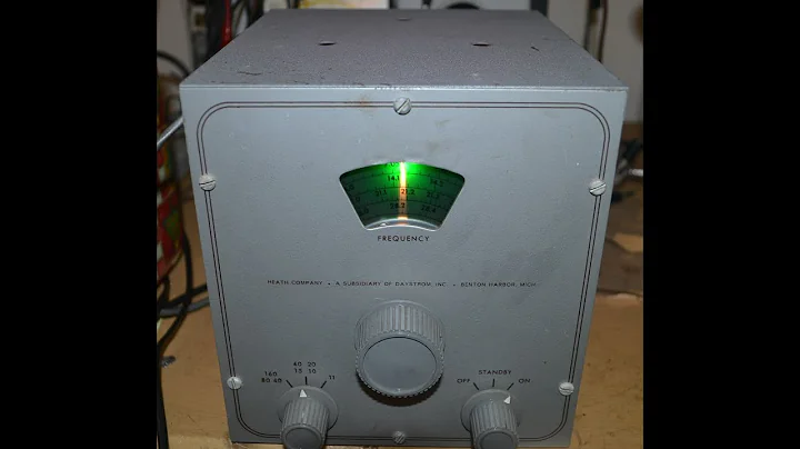 Demonstration of the Heathkit VF 1 VFO