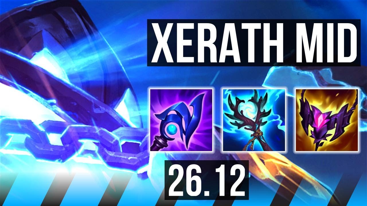 XERATH vs SYNDRA (MID) | Good KDA: 25/1/12, 56K damage | EUNE