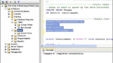 create view in sql server 2005 2008 2012