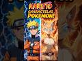 Naruto Characters as Pokémon! 🔥⚡ (Naruto ➝ Narukitsune, Sasuke ➝ Sasukrai)