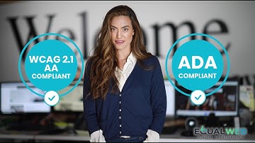 Ada compliance - EqualWeb accessibility