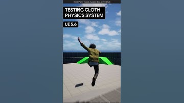 UNREAL ENGINE 5.6 | Testing Cloth Physics System