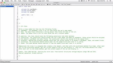 6.2. (Part 1) Car Class - Java - ❤️ SOLUTIONS MOVED TO DISCORD ❤️