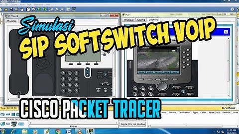 Simulasi SIP Softswitch VoiP - Cisco Packet Tracer
