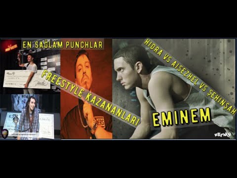 Türkçe Rap - Unutulamayacak Freestyle Kazananları ve Punchları(Hidra,Ezhel,Şehinşah ve Eminem 8Mile)