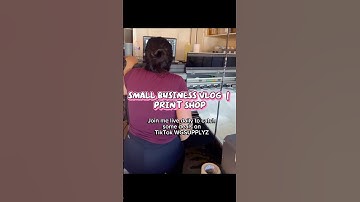 Small business vlog |print Shop | TikTok Wgsupplyz 🌟#smallbusiness #printbusiness #printshop #dtf