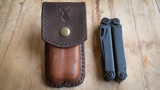 LEATHERCRAFT, How I make a Leather Leatherman Sheath