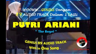 PUTRI ARIANI The Angel  WOOWWW   GENIUS Dengan 89 AUDIO TRACK  DLM 1 LAGU #shorts