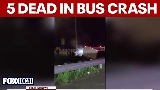 5 dead, 34 injured in Virginia bus crash
