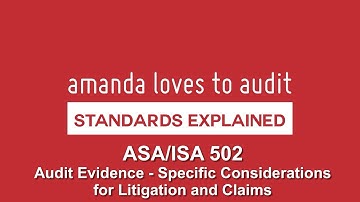 ISA/ASA 502 - Auditor communication with client legal counsel