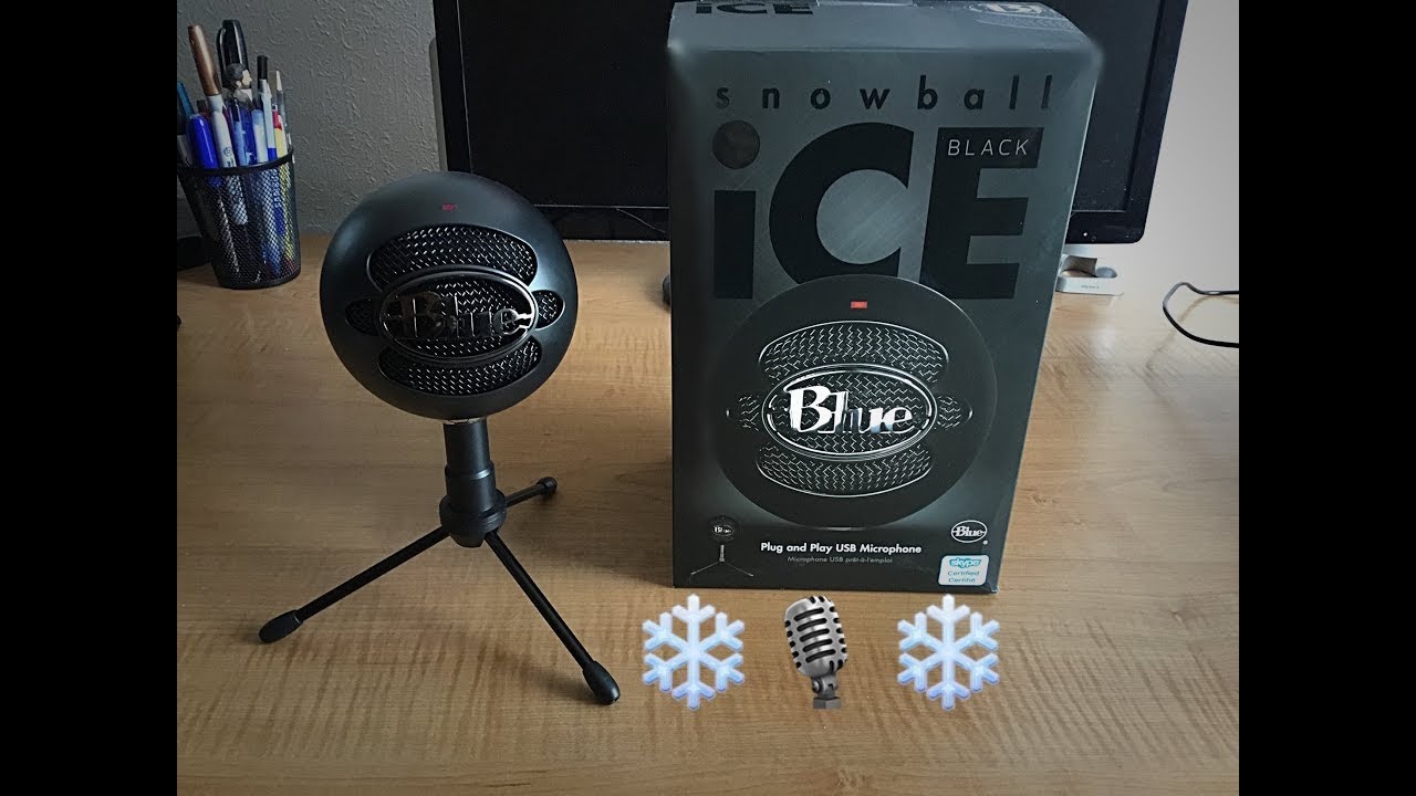 Blue Yeti Snowball Ice Microphone Unboxing - YouTube
