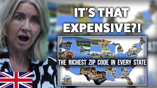 BRITS React to The Wealthiest Suburb in Every State