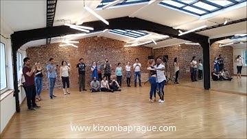 Ghetto Zouk Dance demo after regular class with Vitor Mendes and Ivona in Sector