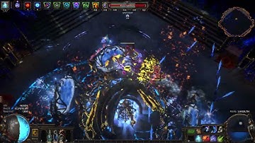 POE 3.22 Int-stacking Power Siphon Hierophant vs Uber Cortex