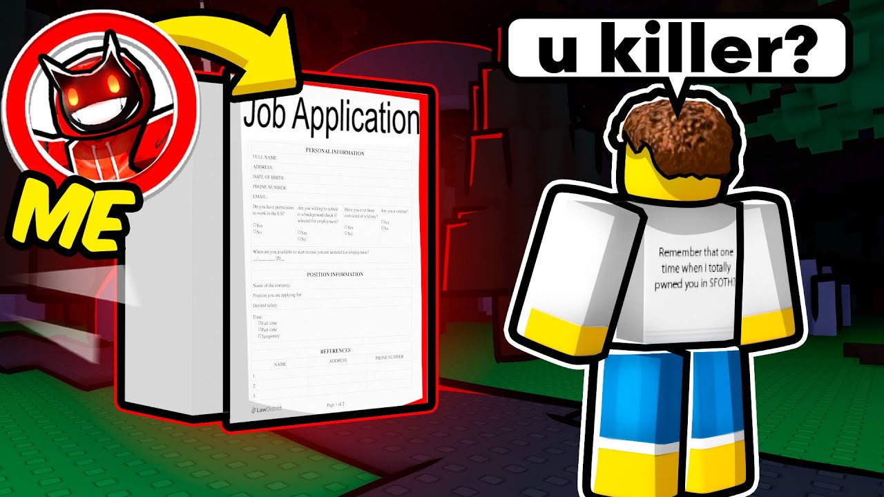 Trolling Players With A JOB KILLER in Forsaken...