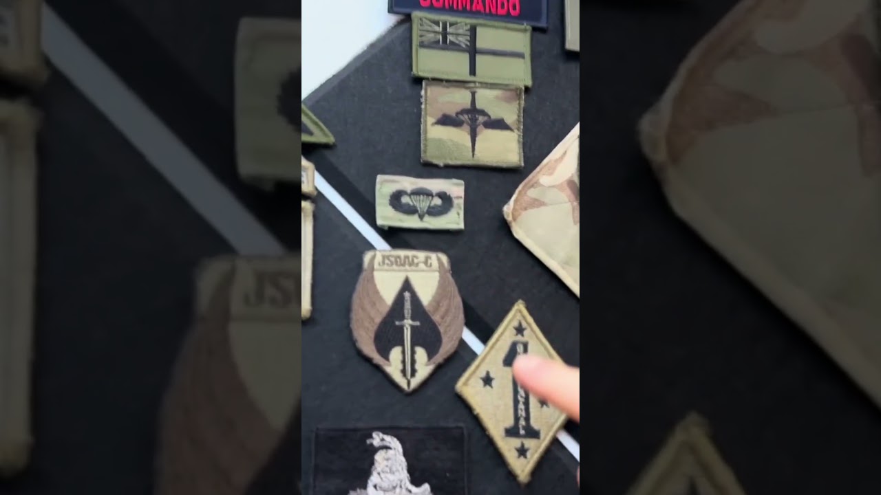 What Collecting Patches in the Military Looks Like
