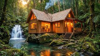 Full video: I Spent 100 Days Alone Building a Dream House Under a Waterfall