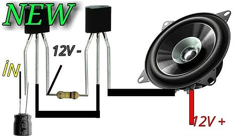 ÇİFT TRANSİSTÖR ÇOK GÜÇLÜ VE BASİT ANFİ YAPIMI - DOUBLE TRANSİSTÖR MADE VERY POWERFUL AND SİMPLE AMP