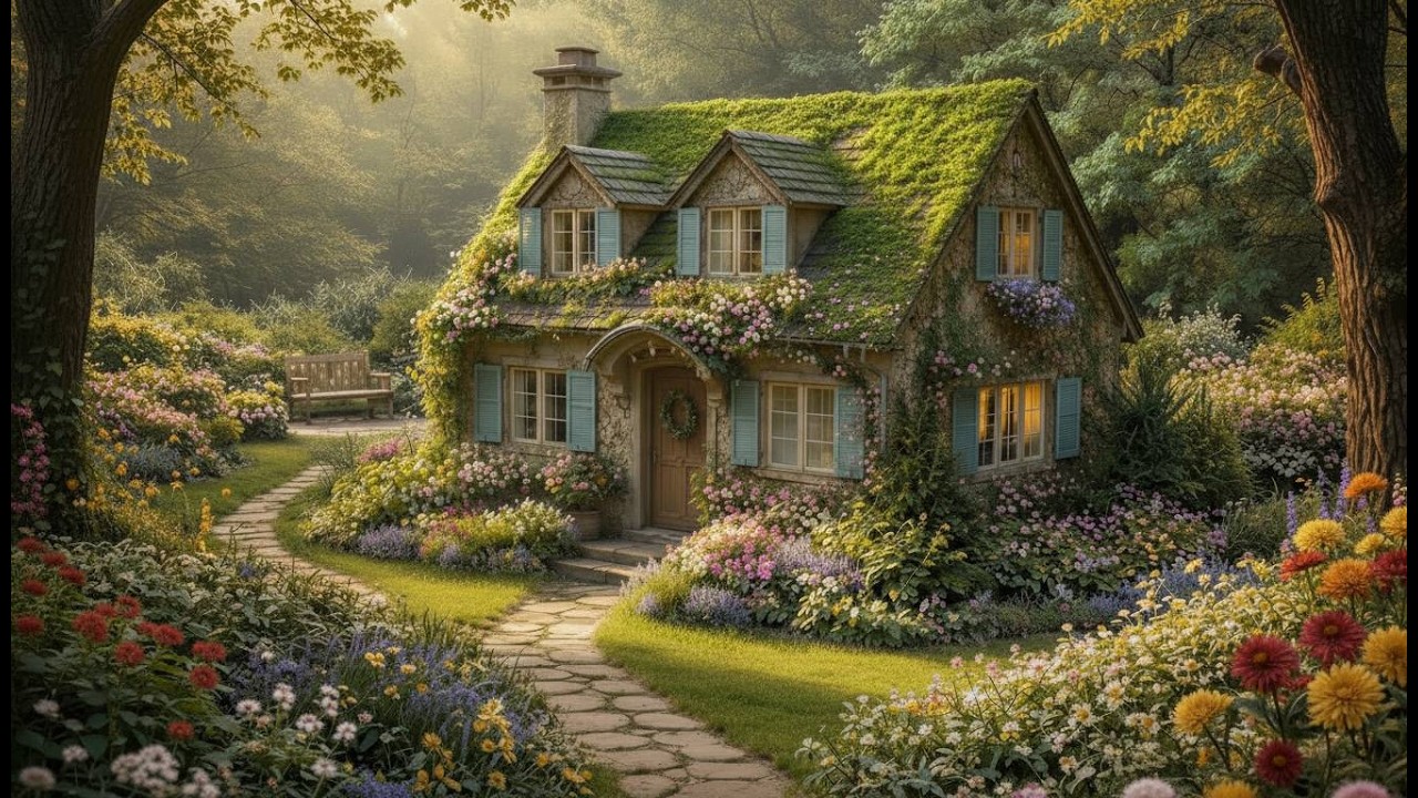 Inside a Fairytale Forest English Cottage ✨ | Dreamy 8K Home Tour, Cozy Cottagecore & Timeless Charm