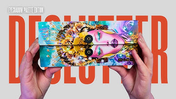 This Eyeshadow Palette Declutter Got Real Dark Real Fast