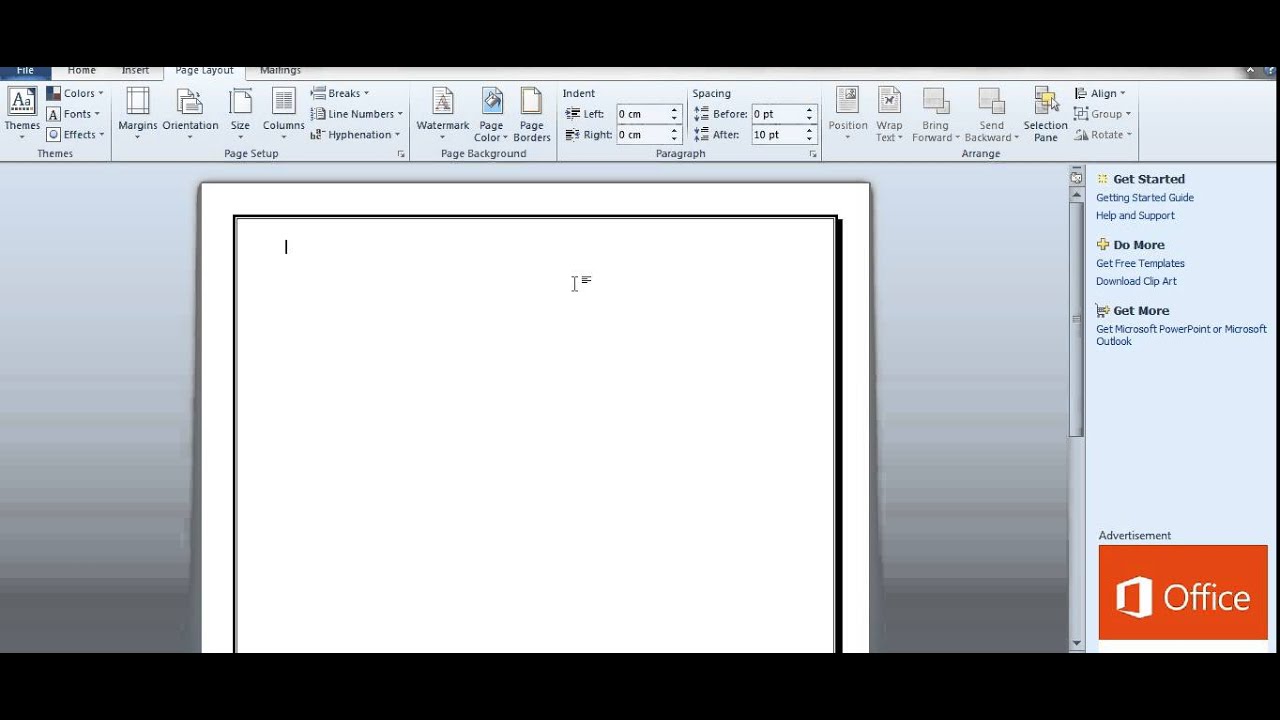 how to put custom border on microsoft word