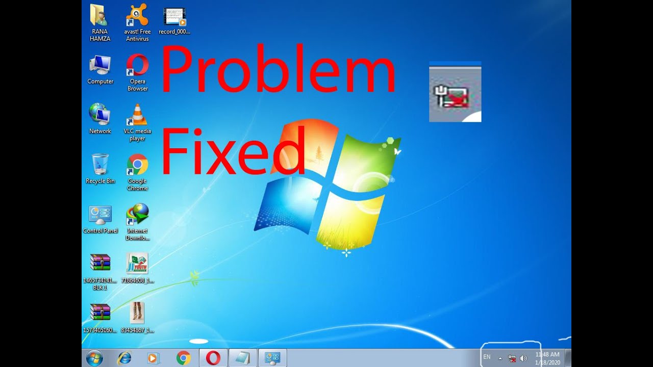 How to fix Red X problem on network connection In 1 minuteYour