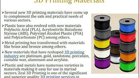 New Materials in 3D Printing and Rapid Prototyping Services