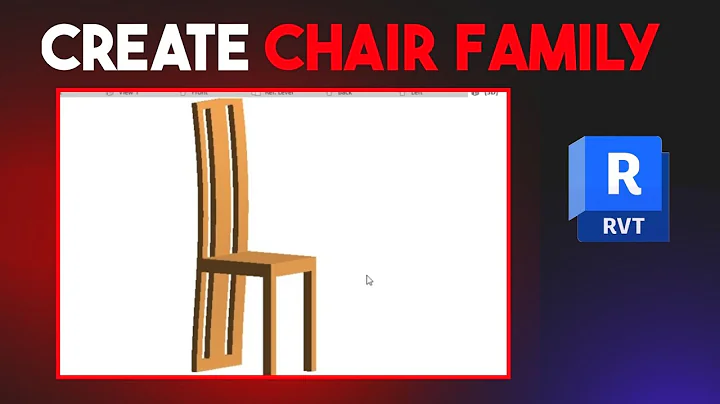 Create Stylish Chair Family In Revit 2022 | Revit Furniture Family Toturial | Architecure Lab