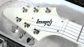 I Haven't Had This Rare Model Since 2015! | Gibson Snow Falcon Flying V White Fretboard