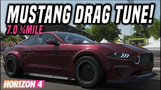 Forza Horizon 4 | 1900HP Ford Mustang RTR S5 Drag Tune | 7.040 Second 1/4Mile!