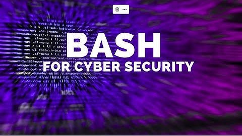 Bash Scripts You NEED to know for Cybersecurity