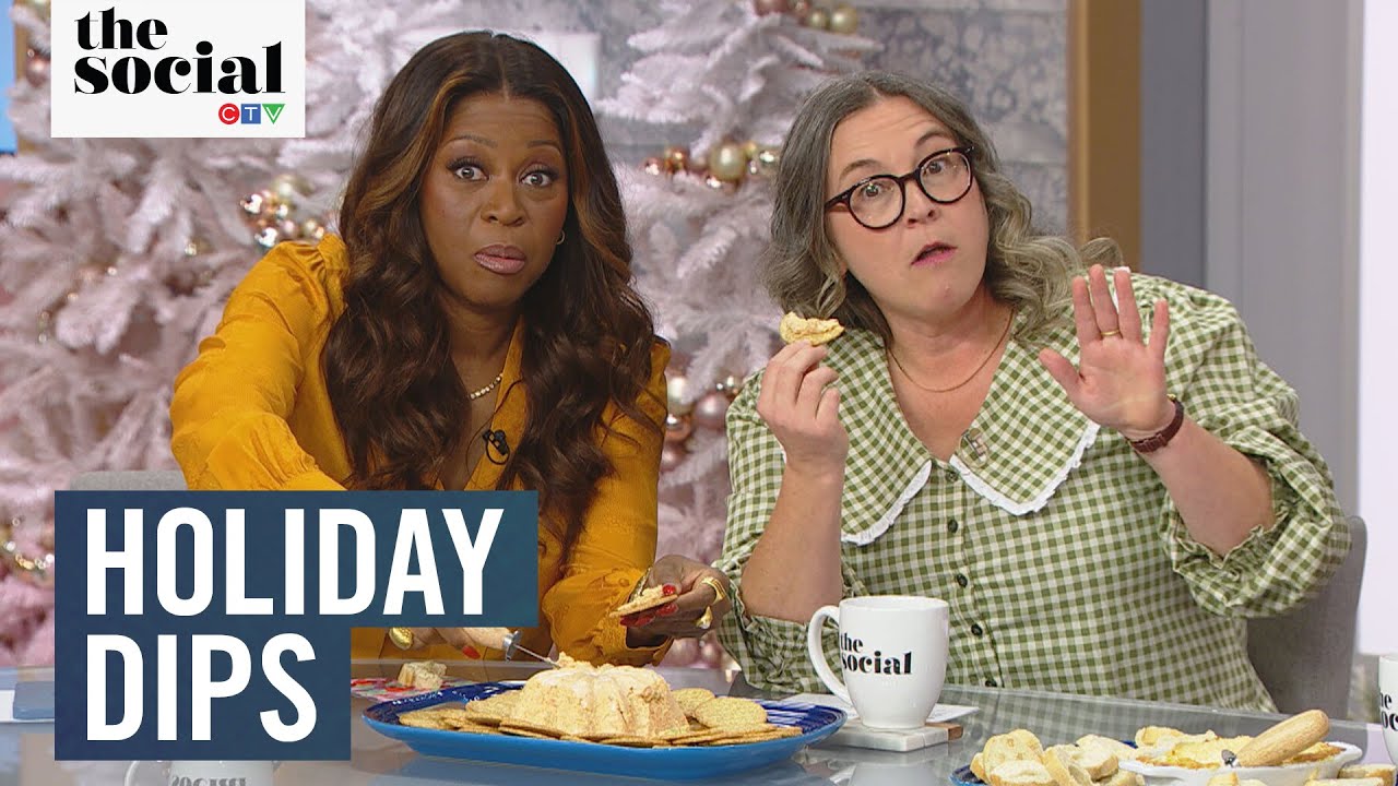 Kaftans in the Kitchen: Holiday Dips! | The Social - YouTube