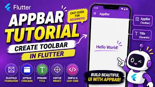 FLUTTER ANDROID - APP BAR / TOOLBAR || TUTORIAL Net Worth