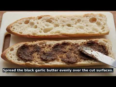 Miso-Glazed Black Garlic Baguette with Toasted Sesame recipe video thumbnail