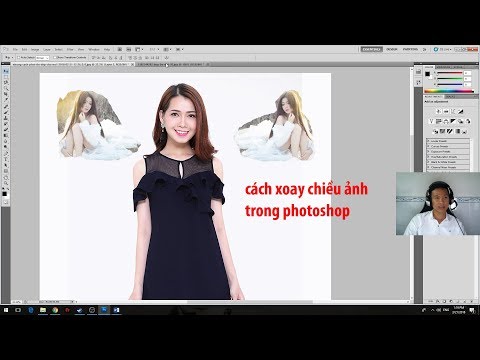Video cách xoay chiều ảnh trong photoshop - youtube
